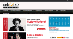 Desktop Screenshot of fundacionscherzo.es